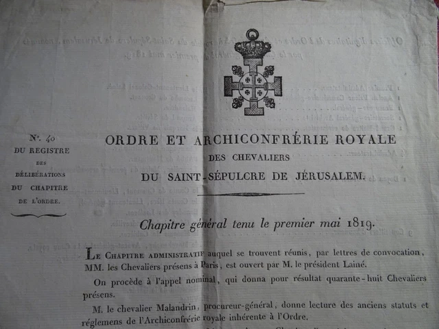 Acheter un drapeauArmoiries de l'Ordre du Saint-Sépulcre de Jérusalem