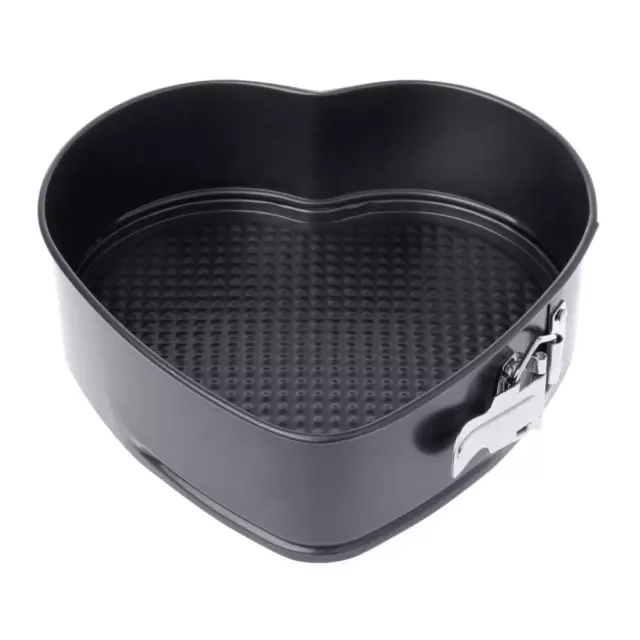 Molde para horno corazon Clip-Clap desmontable 25 cm Negro