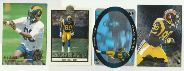 1994 Ultra Isaac Bruce RC #162 (Assorted 4 Card Lot): NM/Mint - MINT *Ships FREE