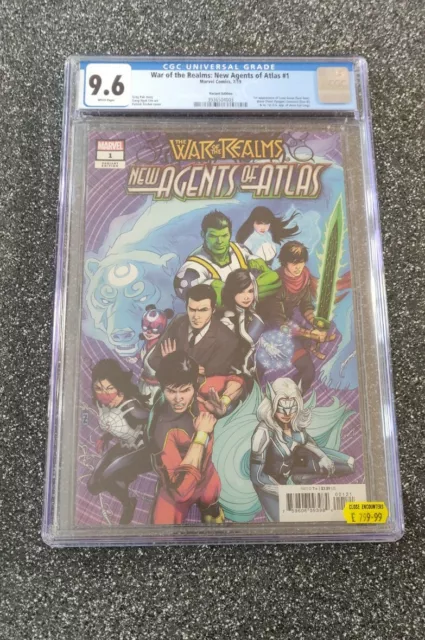 War Of The Realms New Agents Of Atlas #1 Zircher Variant CGC 9.6