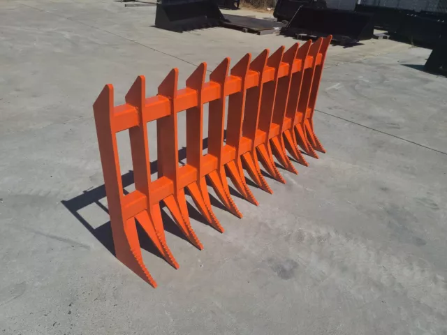 84" Extreme Severe Root Rake/skidsteer/tractor Universal Hookup 84" Extreme Severe Root Rake/skidsteer/tractor Universal Hookup