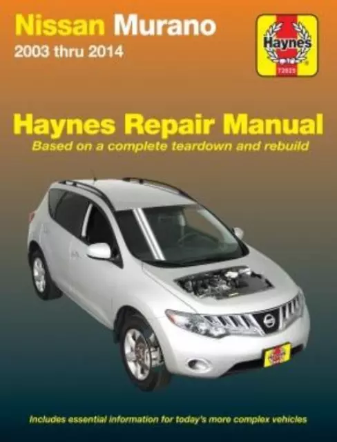 Nissan Murano 2003-2014 Haynes Workshop Manual  Petrol Models