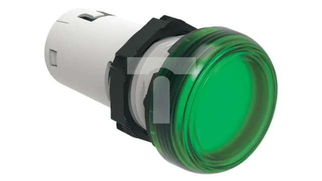Einteilige grüne LED-Kontrollleuchte 12V AC/DC LPMLA3 /T1DE