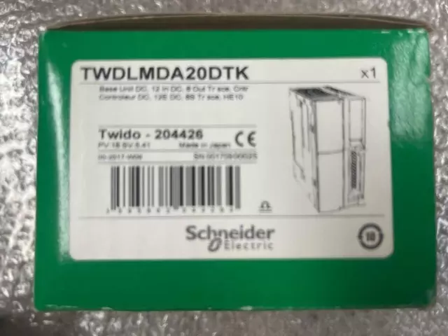 Schneider Electric Twido TWDLMDA20DTK Modular 24V, 12E 24V DC, 8A Transistor