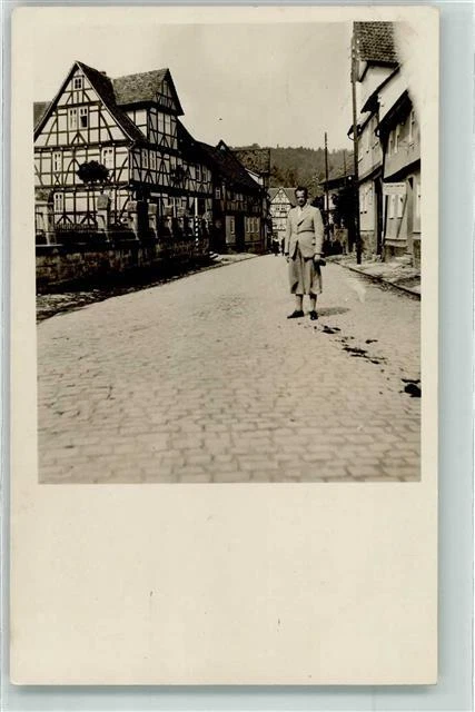 13914321 - 3442 Wanfried Dorfstrasse Fachwerkhaus Knickerboker Ort lt. Fotograf