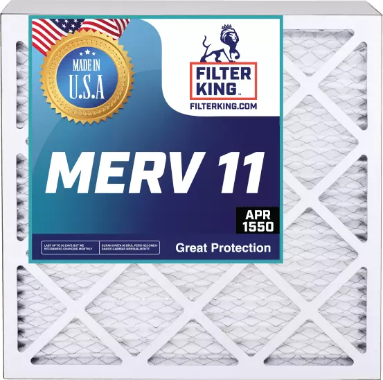 Filter King 11.5x11.5x1 Air Filter 6-PACK MERV 11 Actual Size: 11.5x11.5x.75"