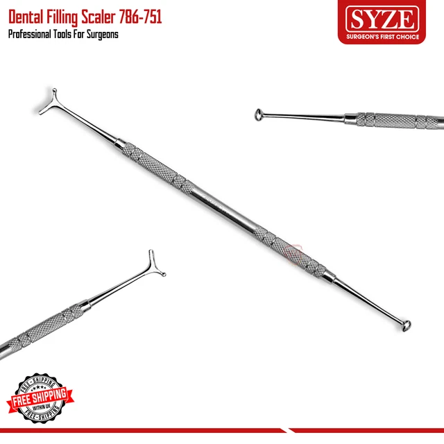 PFI 2 Filling Instrument – Double Ended Flat Plastic Amalgam/Composite Dental Tool – Shipshape