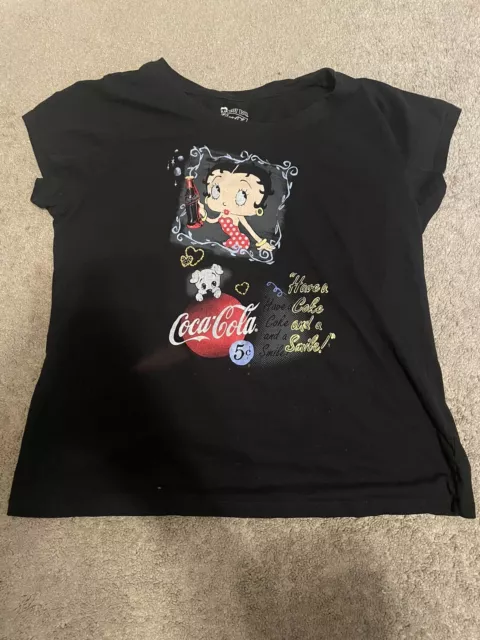 Betty Boop X Coca Cola T shirt Womens size 3x