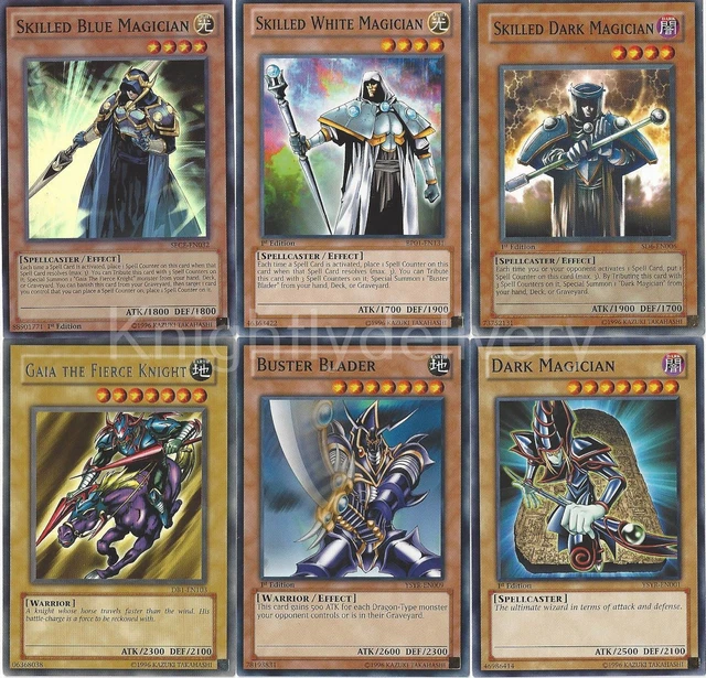 SKILLED MAGICIAN DECK - Dark Magician - Buster Blader - Gaia 43 Cards -  Yugioh $32.99 - PicClick