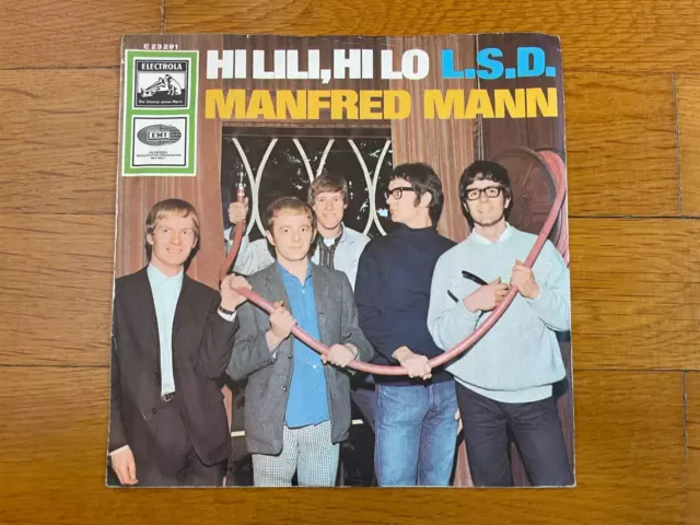 Vinyl 7inch Single MANFRED MANN "Hi Lili, Hi Lo / L.S.D." (Electrola E 23 291)