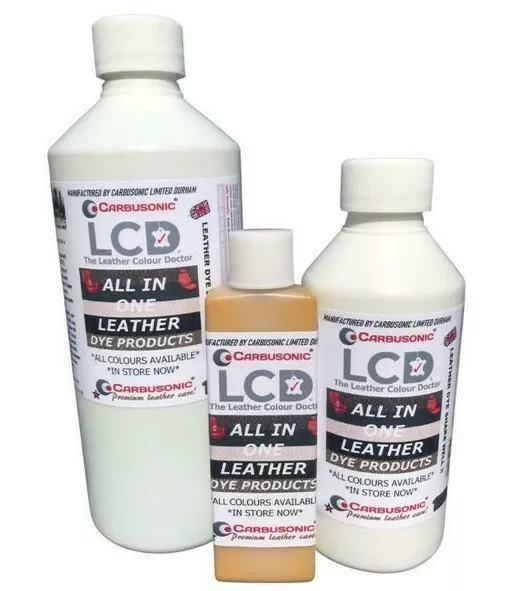 All in one leather dye colorant repair recolour dye stain paint all colour kit