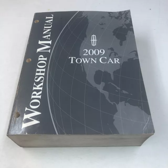 2009 Ford Lincoln Town Car Workshop Service Repair Manual OEM