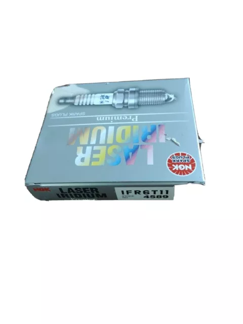 NGK 4589 Laser Iridium Spark Plugs IFR6T11 - 4 - PCS NEW