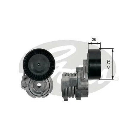 Galet tendeur de courroie d'accessoire BMW : Série 5 ( E60, E61 ), Série 6 ( E63