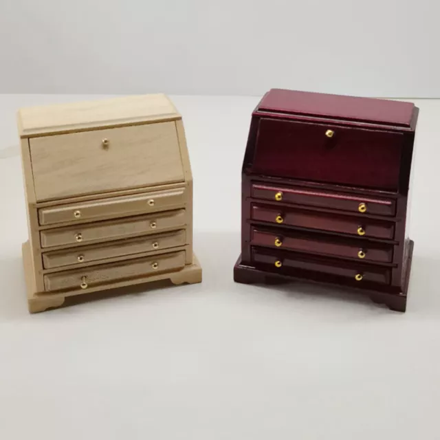 1:12 Scale Dollhouse Vintage Bookcase Cabinet Miniatures Furniture Accessories