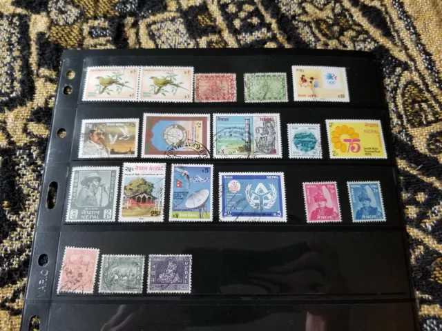 Nepal Stamp Collection - Used - Topicals & Classics - N96