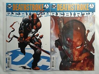 Deathstroke (Rebirth)-  One Shot (both covers) Never been read