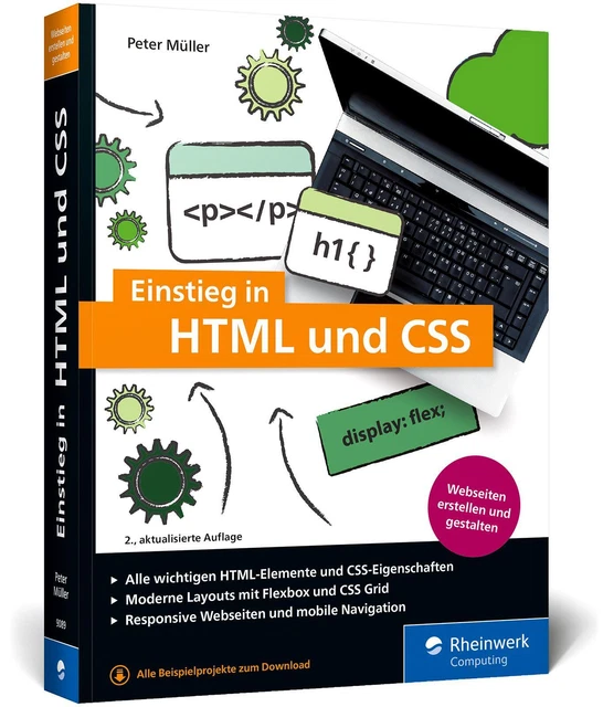 GETTING STARTED WITH HTML and CSS ~ Peter Müller ~ 9783836290890 £24.67 ...