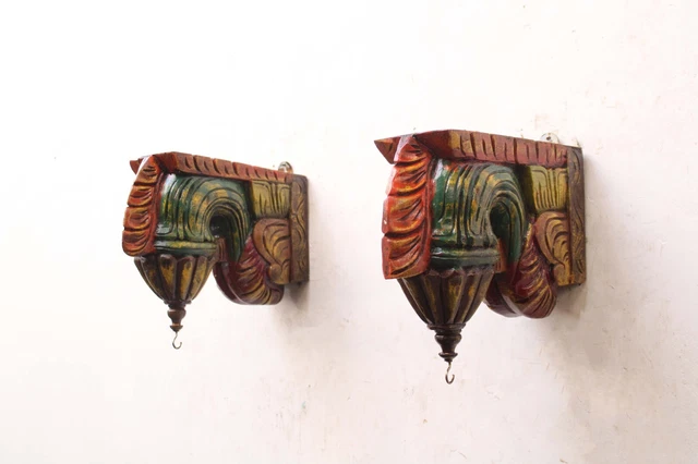 Plant / Lamp Hanger Hook Wall Bracket Corbel Pair Bodhil Vintage Home Decor 3