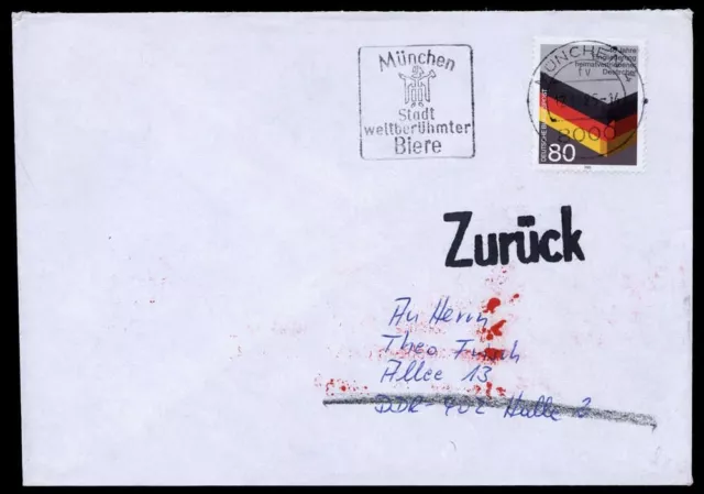 1985, Bundesrepublik Deutschland, 1265, Brief - 1763268
