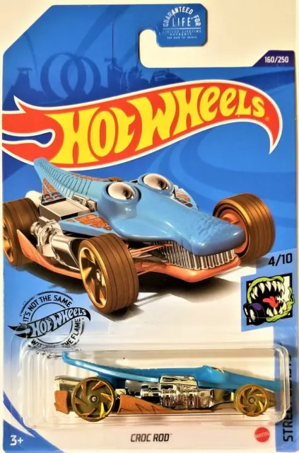 Hot Wheels - 2020 Street Beasts 4/10 Croc Rod 160/250 (BBGHF99)