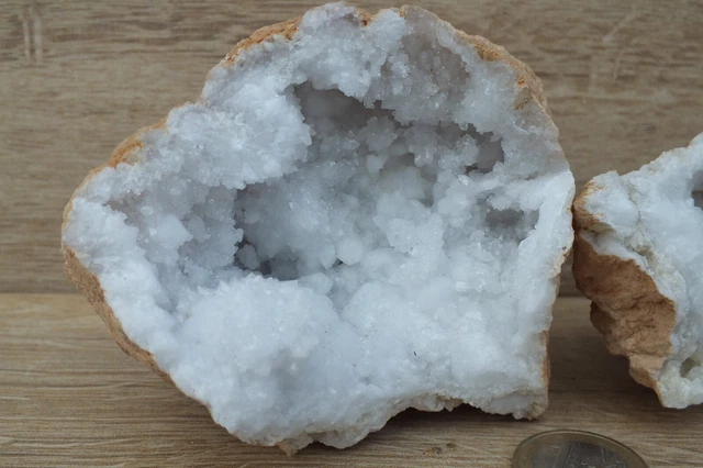Quarz Druse Geode Marokko PAAR 0,64 kg (705) 2