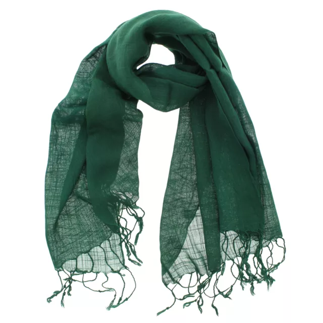 Ladies Lightweight Fashionable Linen Cotton Scarves