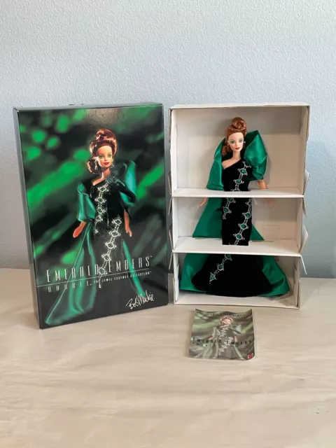 1996 Barbie Emerald Embers Jewel Essence Collection Doll Bob Mackie #15521 NRFB