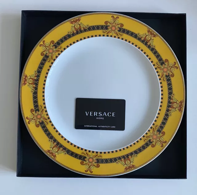 Versace By Rosenthal Barocco Porcelain dinner plate