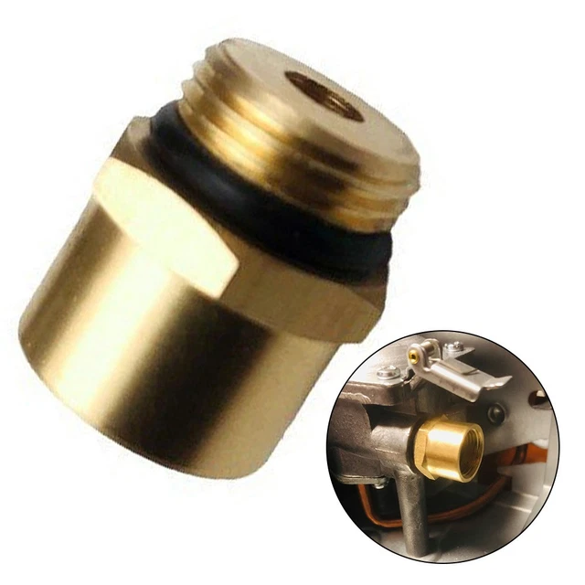Adaptateur/tête De Remplacement Compact Pour Réchaud Ou Four De Camping - Gaz - Couleur Jaune - Léger