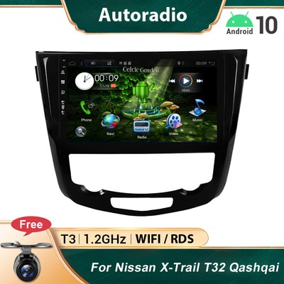 DAB Per Nissan X-Trail T31 2007-2015 Autoradio 10"Android10.0 Navigatore GPS WIFI 