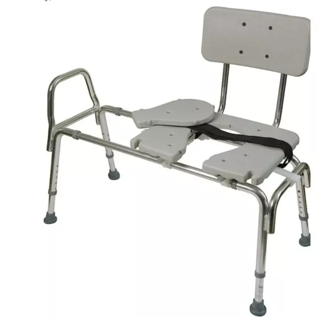 DMI heavy duty transfer bench with cut-out seat