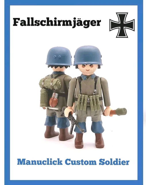 Playmobil Custom WW2 CAPITAN GENERAL Ejército ALEMAN GUERRA MUNDIAL SOLDADO WAR Playmobil Custom WW2 CAPITAN GENERAL Ejército ALEMAN GUERRA MUNDIAL SOLDADO WAR