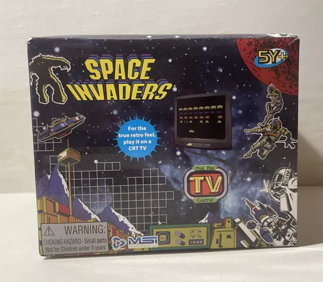 MSI Taito Plug and Play Space Invaders Classic  TV Arcade Game NEW In Box