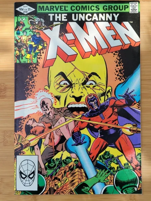 THE UNCANNY X-MEN #161 Marvel 1982 Prof X Magneto Hydra UNGRADED