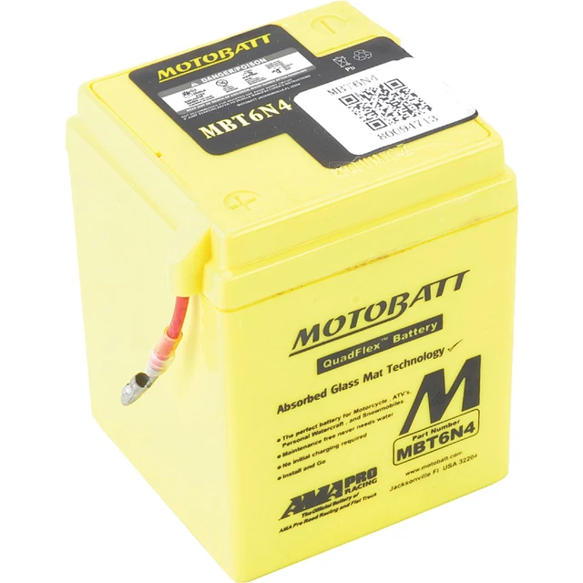 Motobatt Battery For Suzuki B100P 100cc