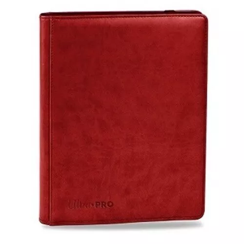 Ultra PRO Premium Pro-Binder Folder Portfolio Album 9-Pocket Standard Card Red