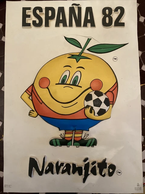 Poster Coupe Du Monde De Football 1982 - Équipe De France, Souvenir Vintage, Origine France