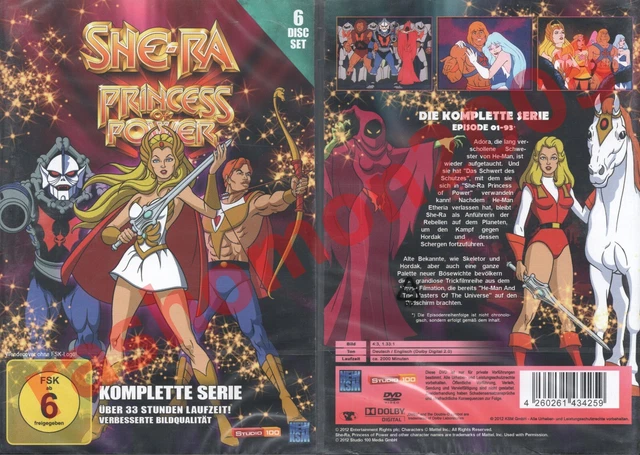 DVD SHE RA PRINCESS OF POWER COMPLETE TV SERIES SEASON 1 2 3 He Man Region 2 NEW 29.99 PicClick UK