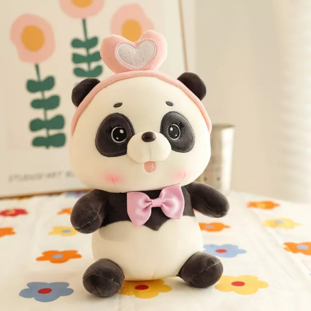 25cm Cute Baby Panda Plush Toys Lovely Soft Stuffed Cartoon Animals Dolls Gift
