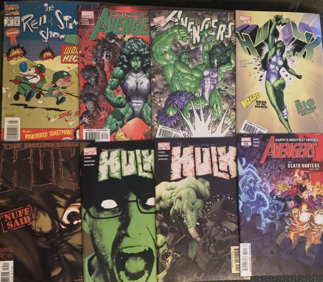 Marvel Comic Book Lot Of 75 Mixed Grade - Spiderman Hulk Avengers Punisher X-men