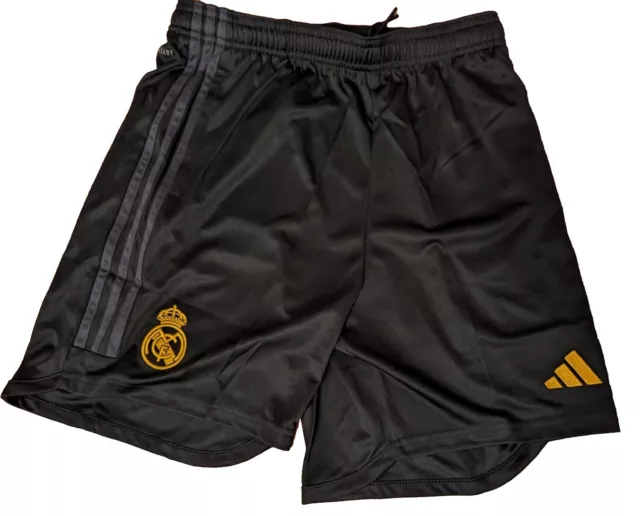 23/24 Real Madrid 3rd Shorts (Black) 13-14yrs/164 - New