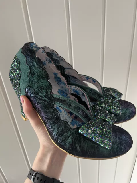 GREEN SPARKLY IRREGULAR Choice Twinkle Heels 65.00 PicClick UK