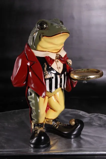 Frog Butler Statue Alice in Wonderland Decor Restaurant Bar Display Theme Prop