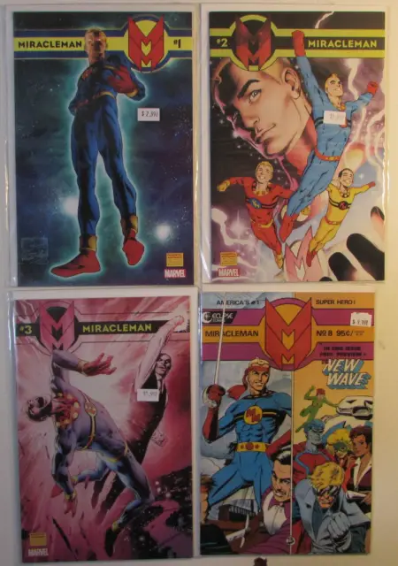 Miracleman Lot of 4 #8,2014 1,2,3 Marvel Comics (1986) 1st Print Comic Books