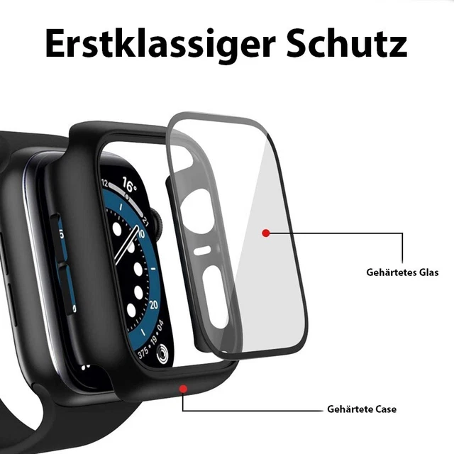 Case für Apple Watch Series 1-8 SE 38-49mm | Schutzhülle Bumper | 360-Grad Cover 3