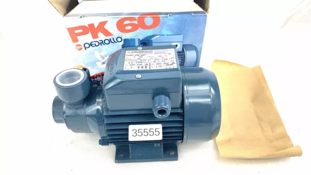 PEDROLLO 0,37 Kw PUMP PK 60 Pompa Dell'Acqua Peripherallaufrad PK60