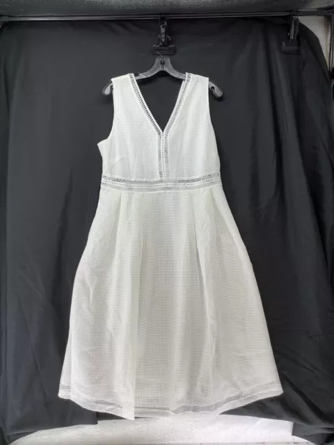 ASOS MATERNITY White Mesh Tank Summer Dress Size 12