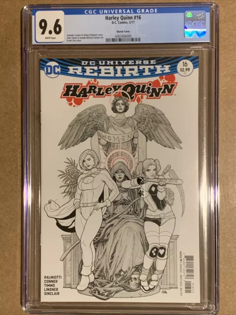 Harley Quinn 16 CGC 9.6 Frank Cho Variant Conner & Palmiotti DC comics