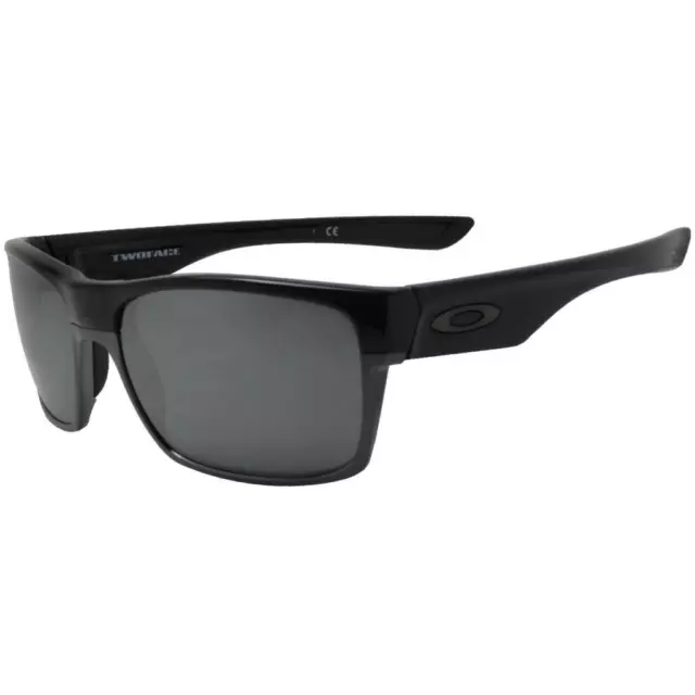 OAKLEY OO 9189 02 TwoFace Polished Black Iridium Lens Mens Casual